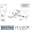 Bristan Colonial Surface Mounted Shower Rigid Riser Spares